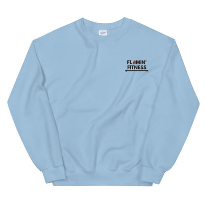 Light Blue Embroidered Logo Sweatshirt
