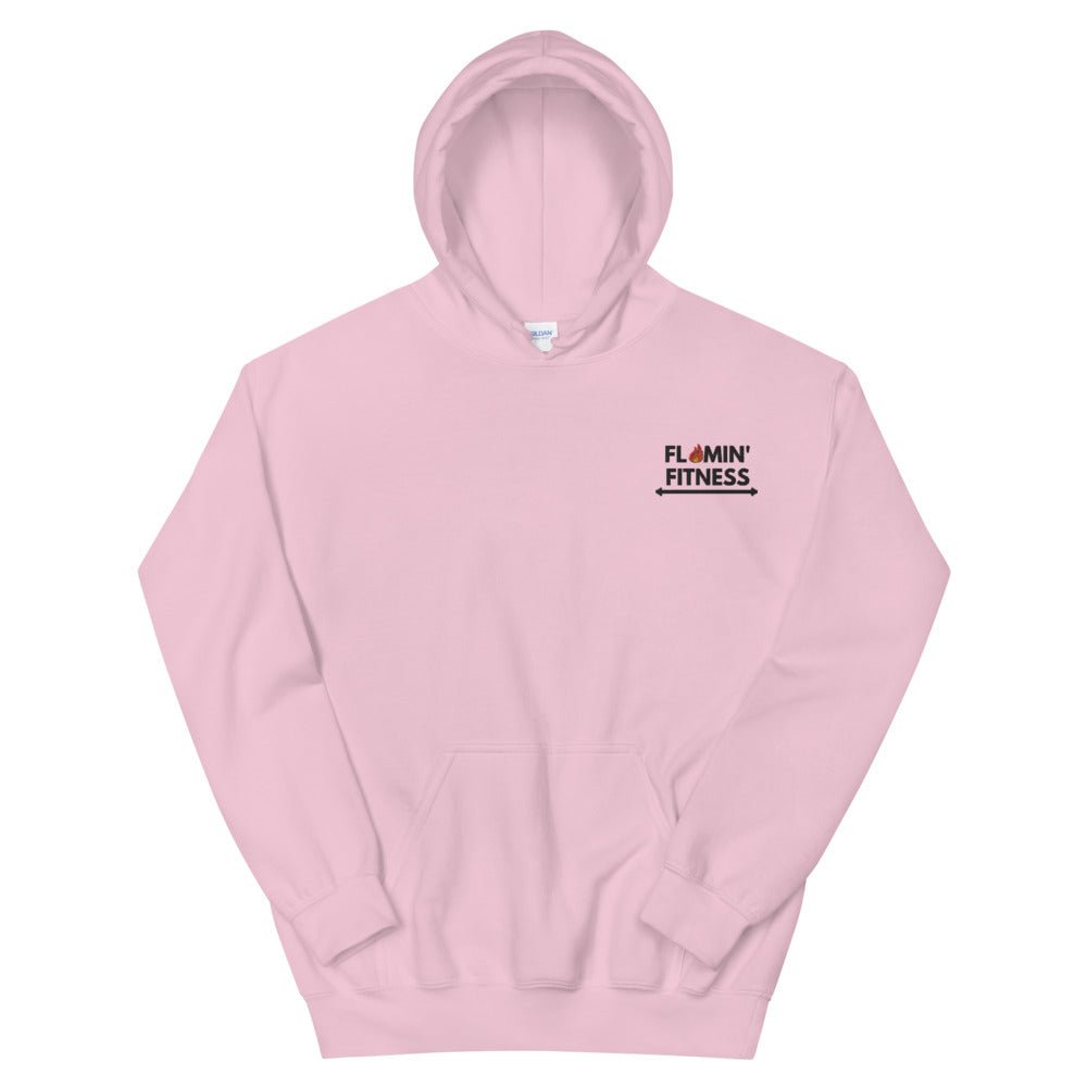 Light Pink Embroidered Logo Hoodie