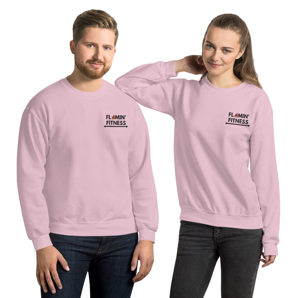 Light Pink Embroidered Logo Sweatshirt