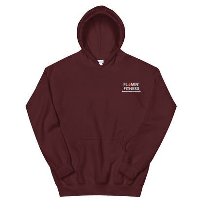 Maroon Embroidered Logo Hoodie