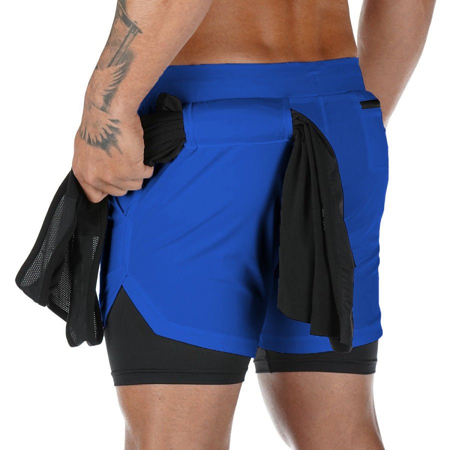 Men's 2-In-1 Sports Shorts