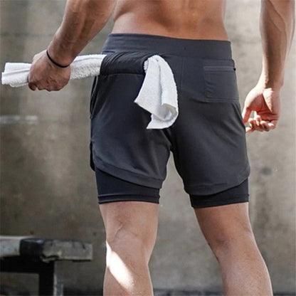 Men's 2-In-1 Sports Shorts