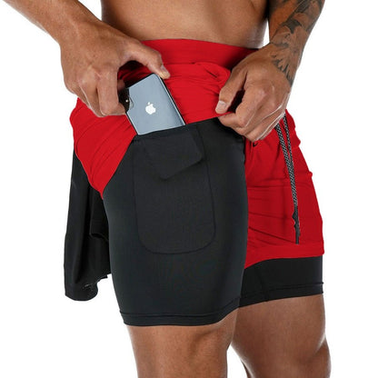 Men's 2-In-1 Sports Shorts