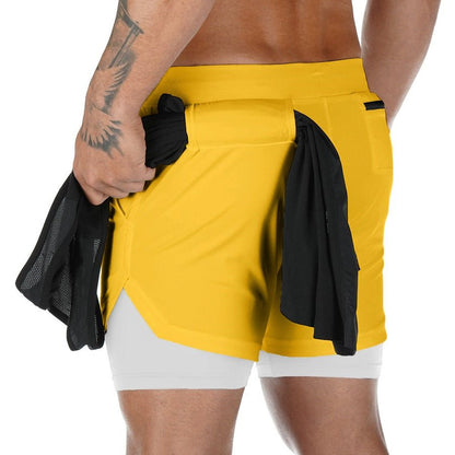 Men's 2-In-1 Sports Shorts