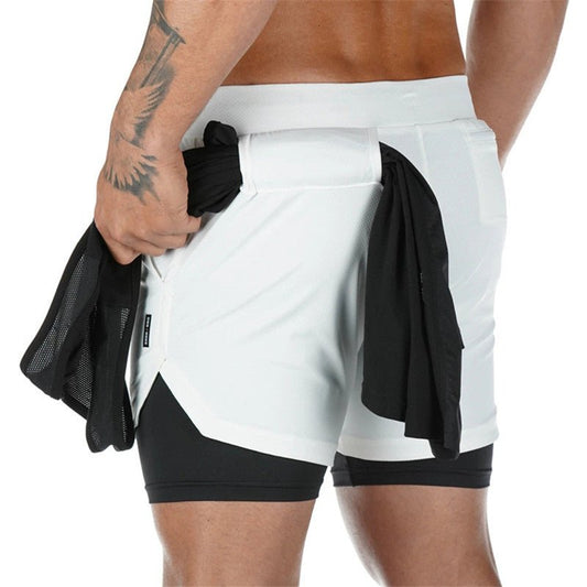 Men's 2-In-1 Sports Shorts