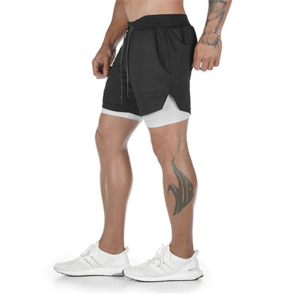 Men's 2-In-1 Sports Shorts