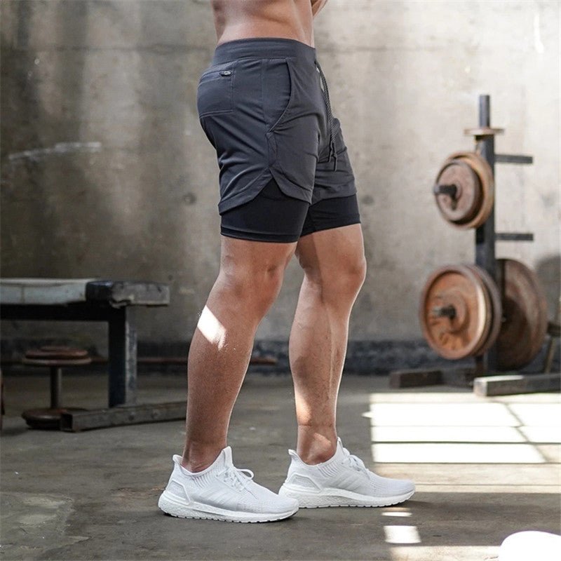 Men's 2-In-1 Sports Shorts
