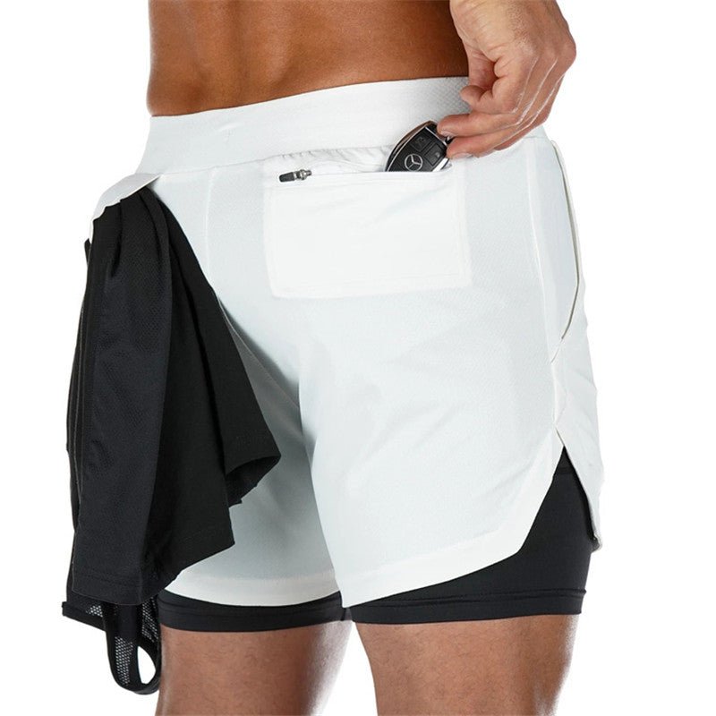 Men's 2-In-1 Sports Shorts