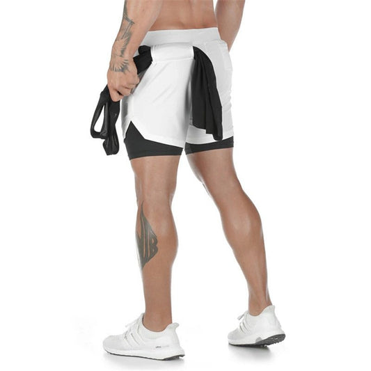 Men's 2-In-1 Sports Shorts