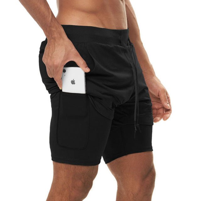 Men's 2-In-1 Sports Shorts