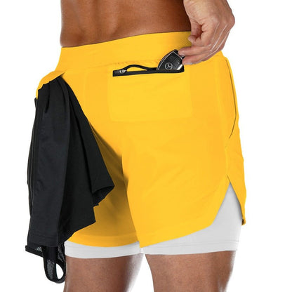 Men's 2-In-1 Sports Shorts