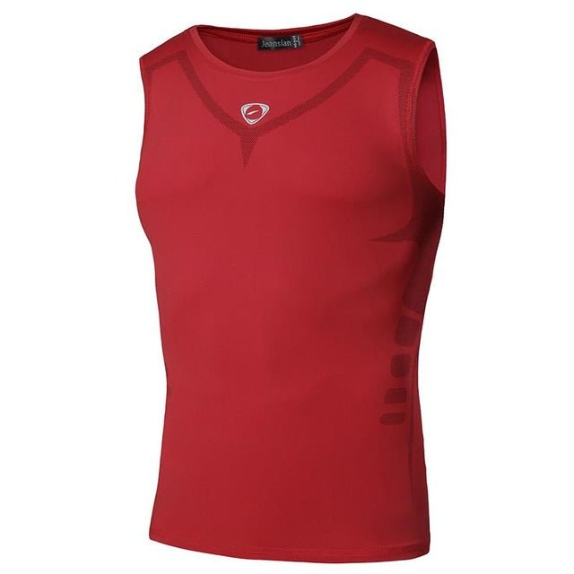 Men's Essentials Patterned Quick Dry Sleeveless Workout Top