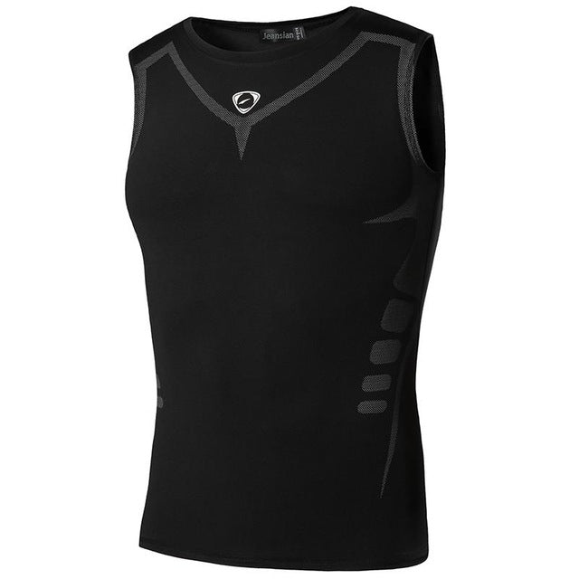 Men's Essentials Patterned Quick Dry Sleeveless Workout Top