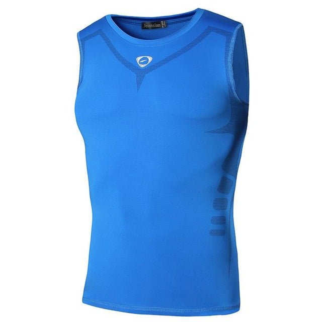 Men's Essentials Patterned Quick Dry Sleeveless Workout Top