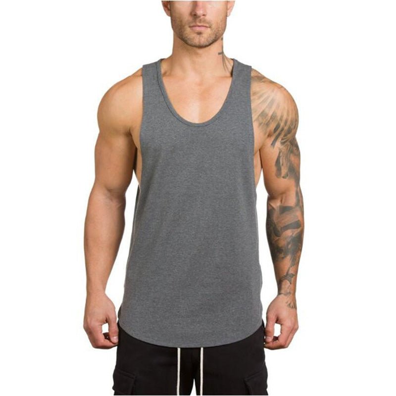Men's Essentials Plain Stringer Vest