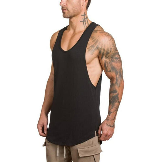 Men's Essentials Plain Stringer Vest