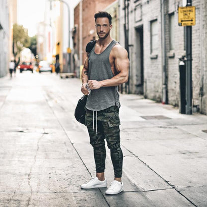 Men's Essentials Plain Stringer Vest