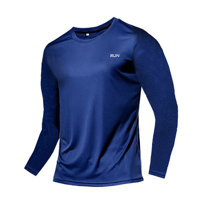 Men's "RUN" Long Sleeve T-Shirt