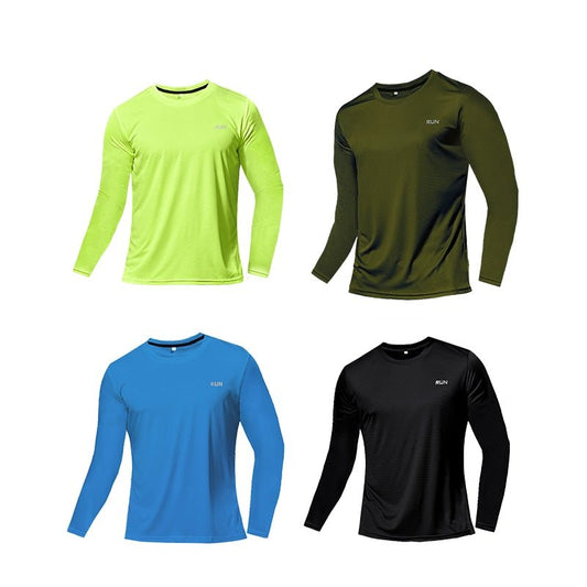 Men's "RUN" Long Sleeve T-Shirt