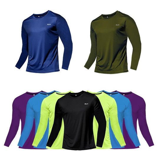 Men's "RUN" Long Sleeve T-Shirt