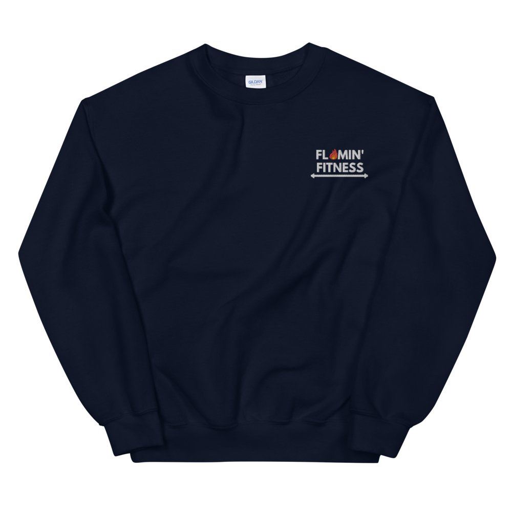 Navy Embroidered Logo Sweatshirt