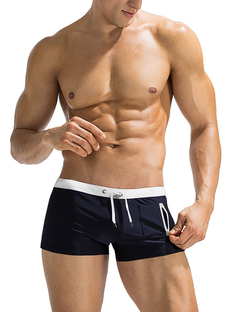 Navy Blue/White / XXL