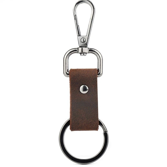 Brown Leather Charm holder