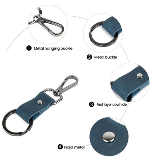Brown Leather Charm holder