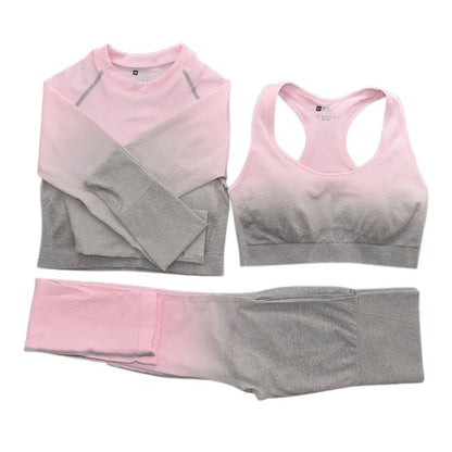 Seamless Ombre Complete Gym Set