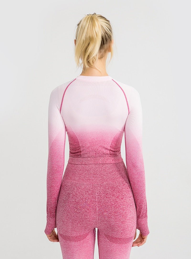 Seamless Ombre Complete Gym Set
