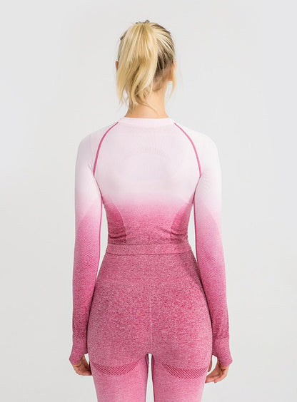 Seamless Ombre Complete Gym Set
