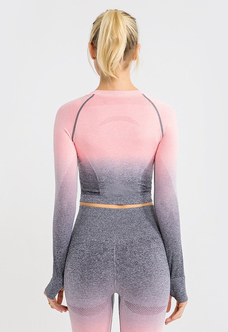 Seamless Ombre Complete Gym Set