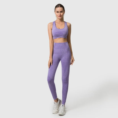 Short Sleeve Top & Leggings Gym Set
