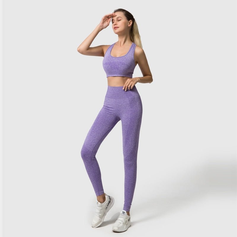 Short Sleeve Top & Leggings Gym Set