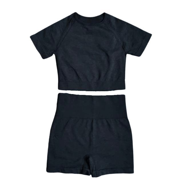 Short Sleeve Top & Shorts Gym Set
