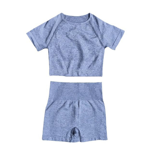 Short Sleeve Top & Shorts Gym Set