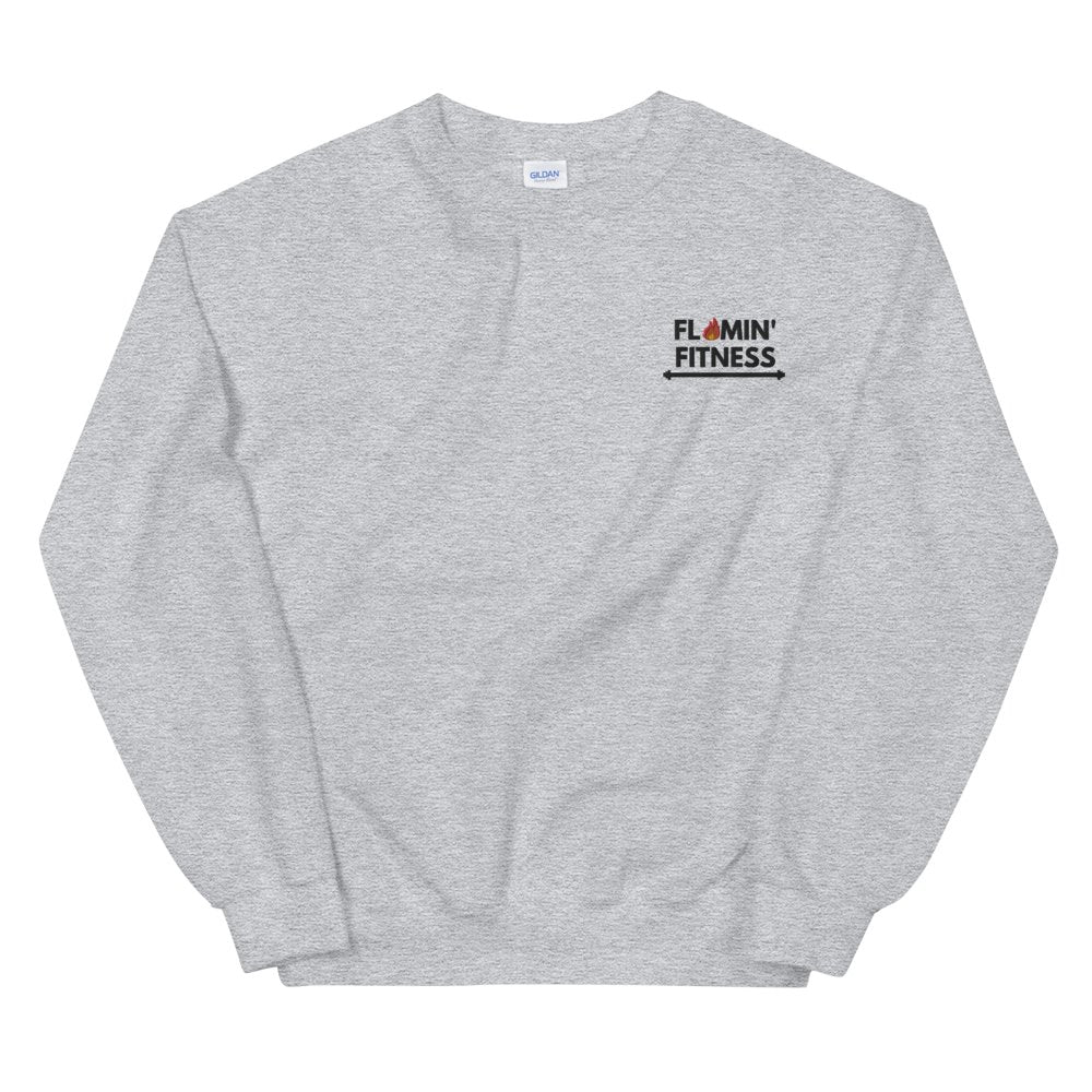 Sport Grey Embroidered Logo Sweatshirt