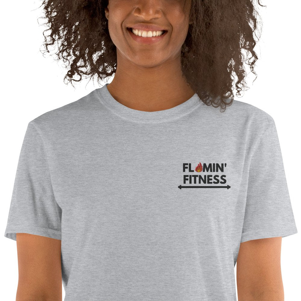 Sport Grey Embroidered Logo T-Shirt
