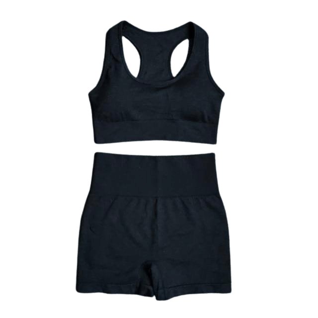 Sports Bra & Shorts Gym Set