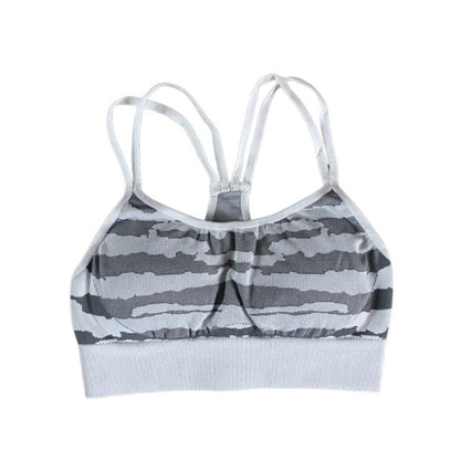 Tiger Print Seamless Gym Set