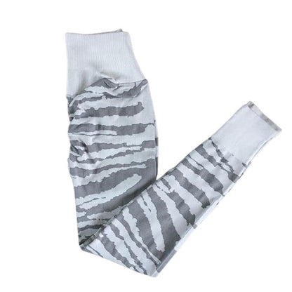 Tiger Print Seamless Gym Set
