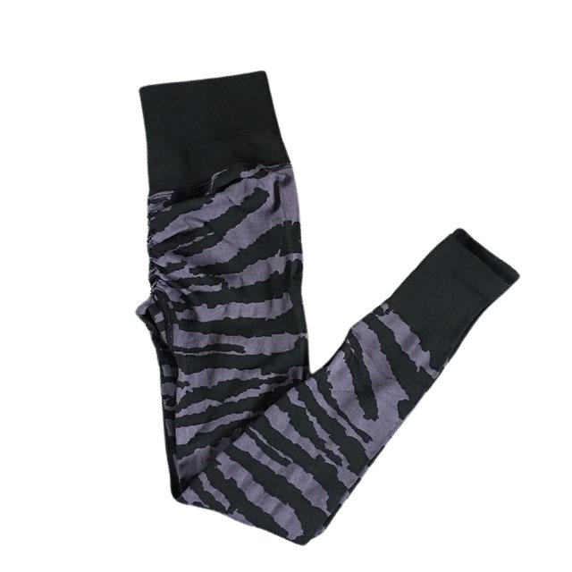 Tiger Print Seamless Gym Set
