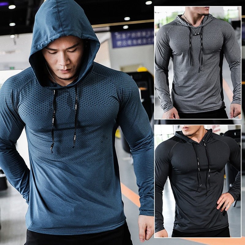 VitalMotion Men's Exercise Hooded Sweatshirt