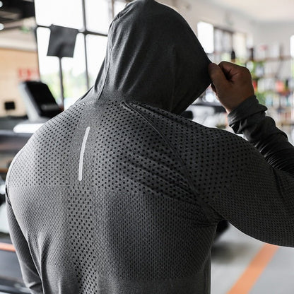 VitalMotion Men's Exercise Hooded Sweatshirt