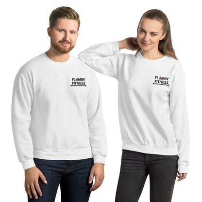 White Embroidered Logo Sweatshirt