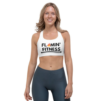 White Sports Bra