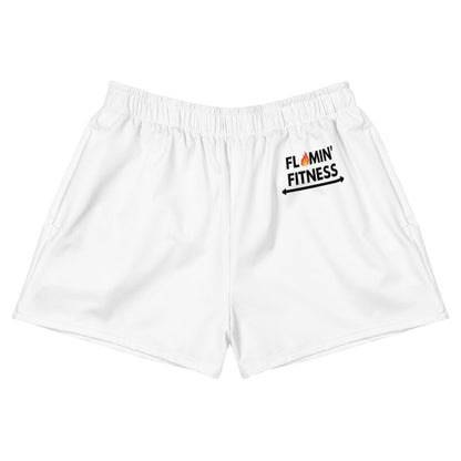Women's White Sports Shorts