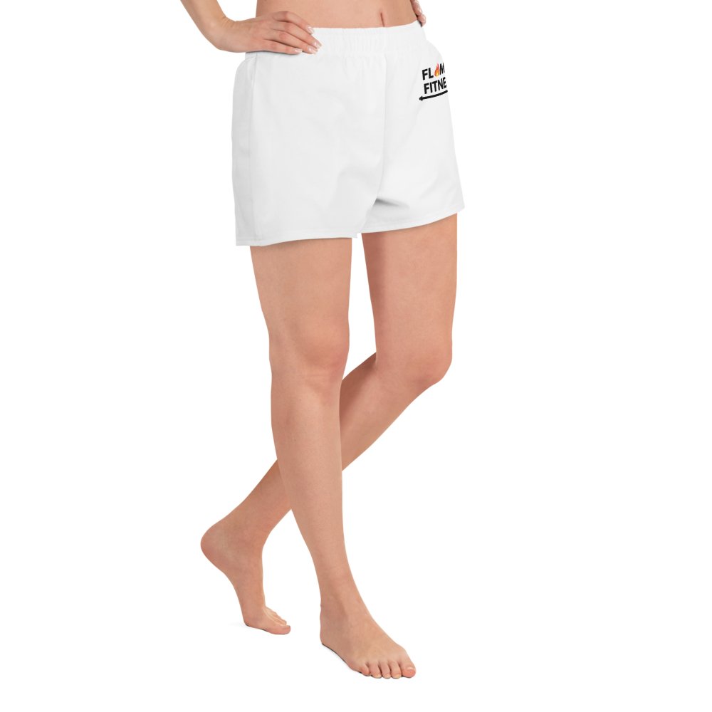 Women's White Sports Shorts